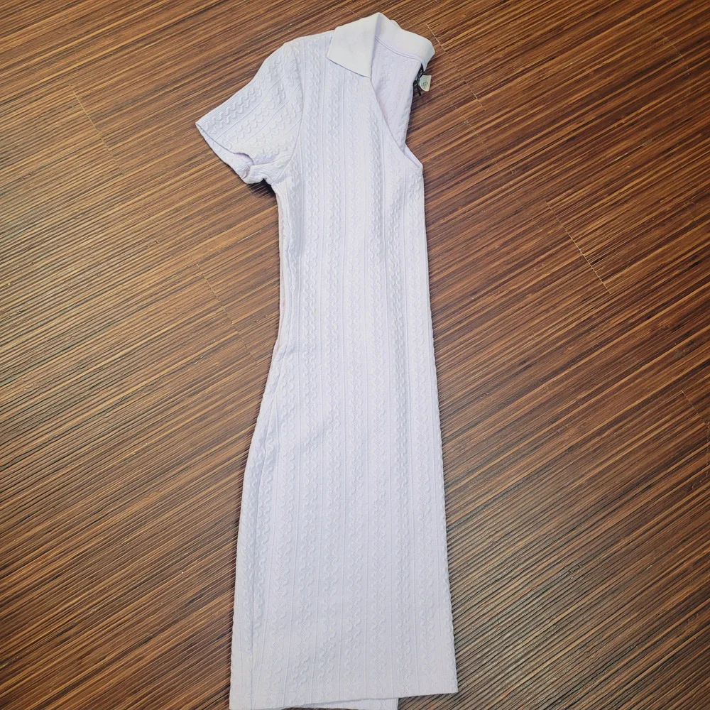 H&M Lilac Knit V-Neck Dress - Picture 6 of 7